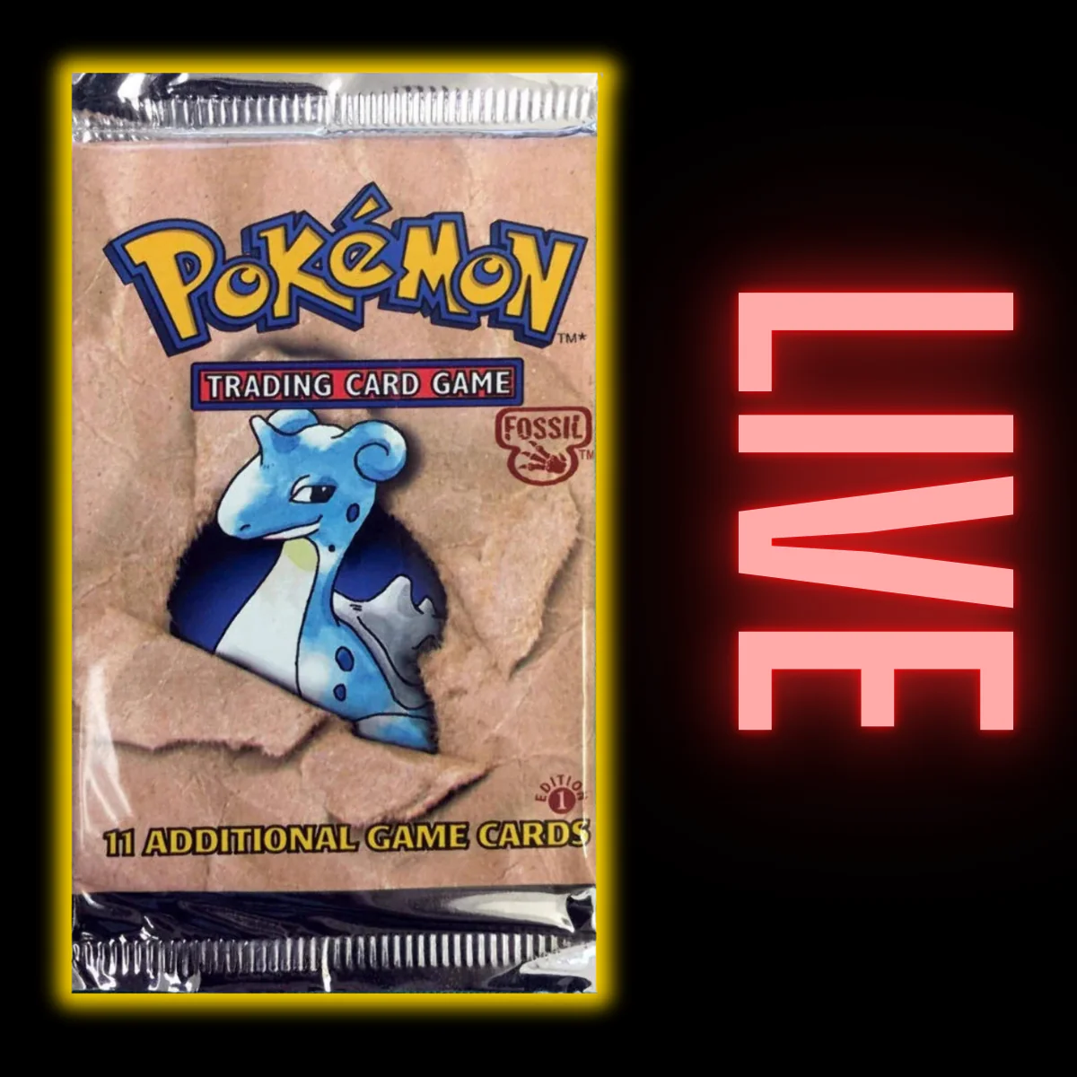 1st Edition Fossil Booster Pack (LIVE)