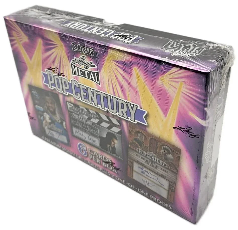 2026 Leaf Metal Pop Century Factory Sealed Hobby Box 4 Autographs Per Box - Image 3