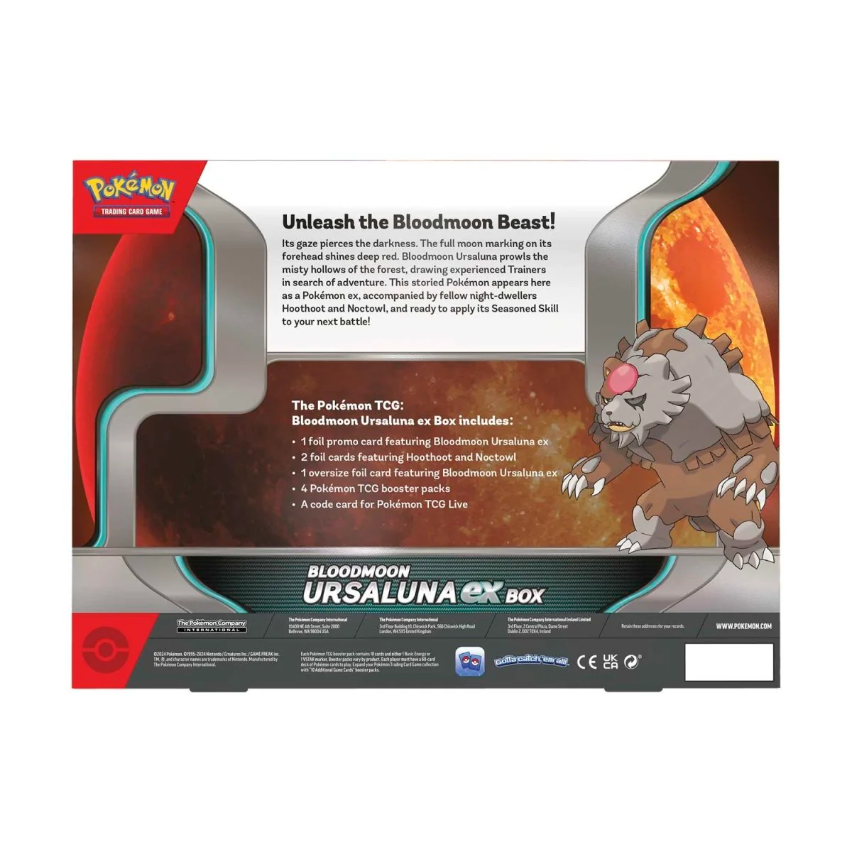 Bloodmoon Ursaluna ex Box Pokemon - Image 4