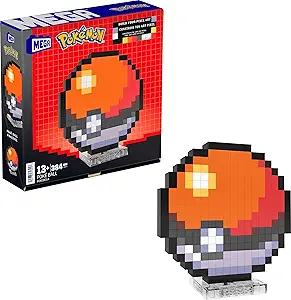 MEGA Pokémon Action Figure Building Toys, Poke Ball with 381 Pieces, 6 Inches Tall, for Collectors - Image 2