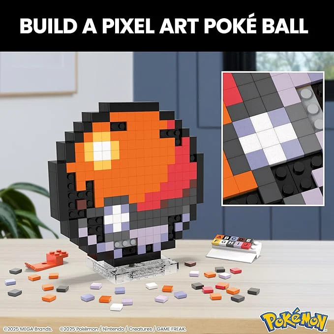 MEGA Pokémon Action Figure Building Toys, Poke Ball with 381 Pieces, 6 Inches Tall, for Collectors - Image 6
