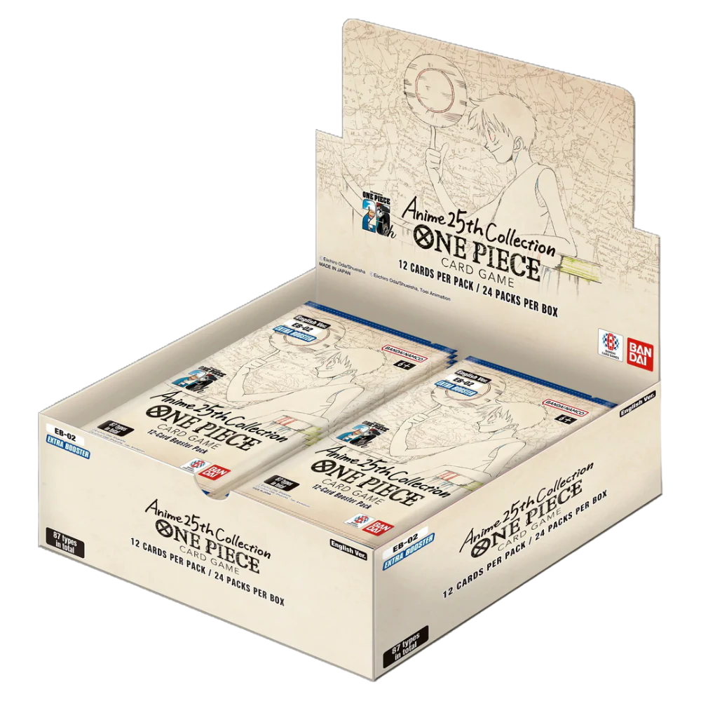 One Piece Card Game: [EB02] Anime 25th Collection Extra Booster Display Box