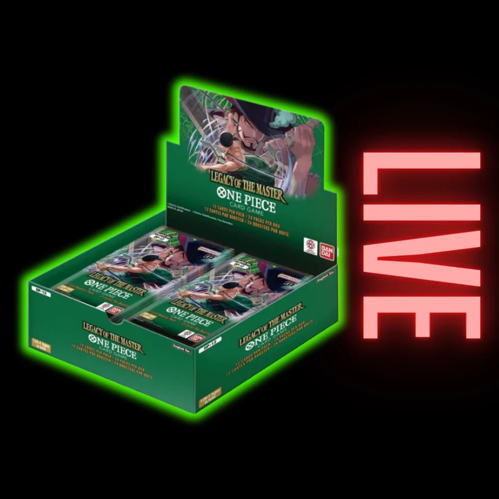One Piece TCG Legacy of the Master OP-12 Booster Box | 24 Packs Trading Card Game (LIVE)