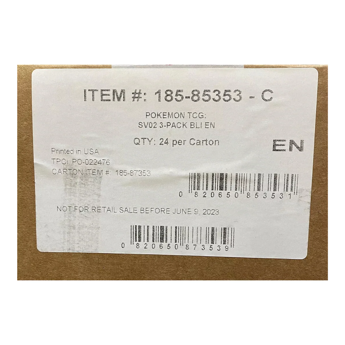 Paldea Evolved 3 Pack Blister Case - Image 2