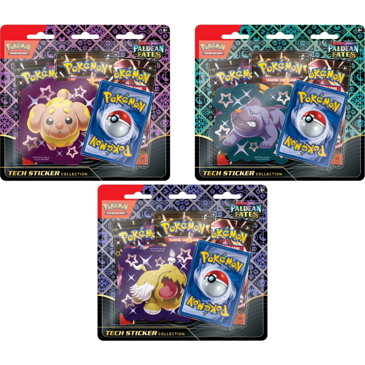 Paldean Fates Tech Sticker Collection Pokemon Scarlet and Violet 4.5 (LIVE) - Image 2
