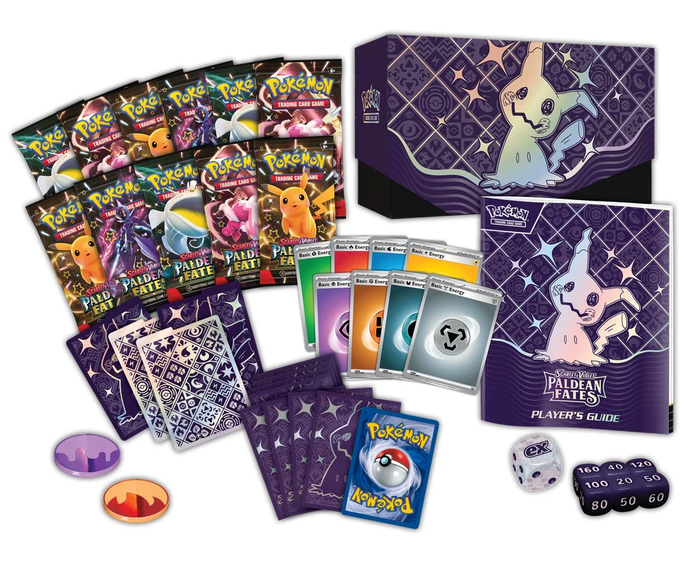 Paldean Fates Elite Trainer Box Pokemon Scarlet and Violet 4.5 - Image 2