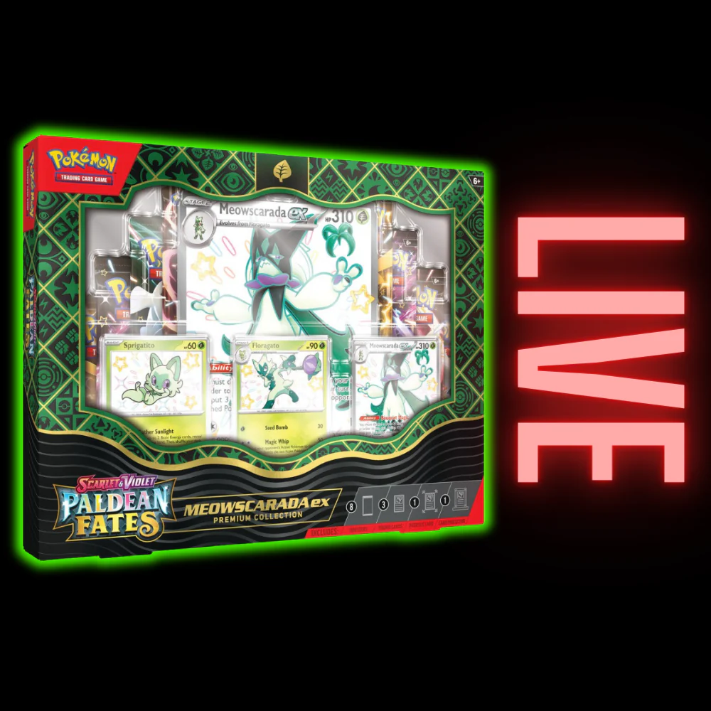 Pokemon Scarlet and Violet 4.5 Paldean Fates ex Premium Collection (LIVE)