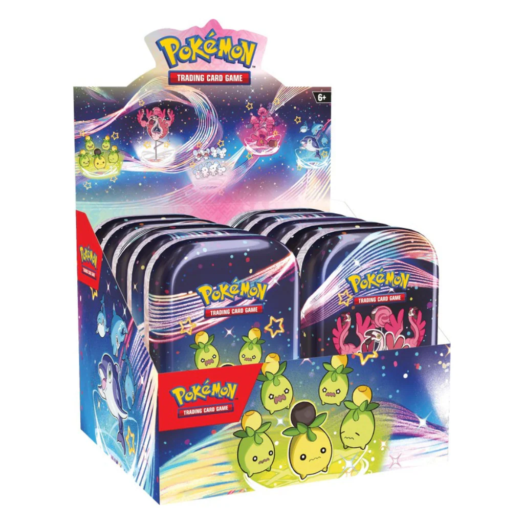 Pokemon Scarlet and Violet 4.5 Paldean Fates Mini Tin Display (LIVE) - Image 2