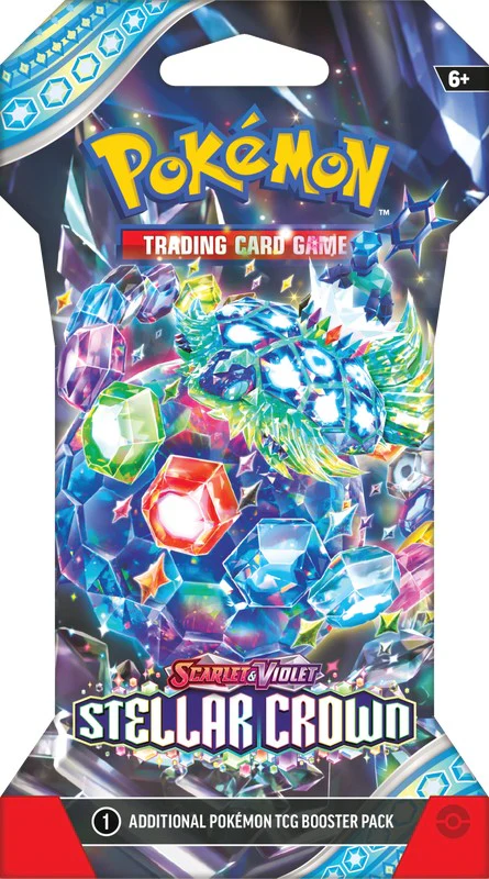 Pokemon - Scarlet and Violet - Stellar Crown - Sleeved Booster Case - Image 5