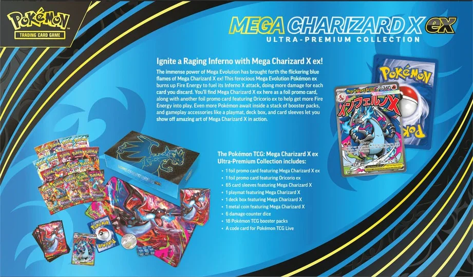 Pokemon TCG: Mega Charizard X ex Ultra-Premium Collection - Image 3