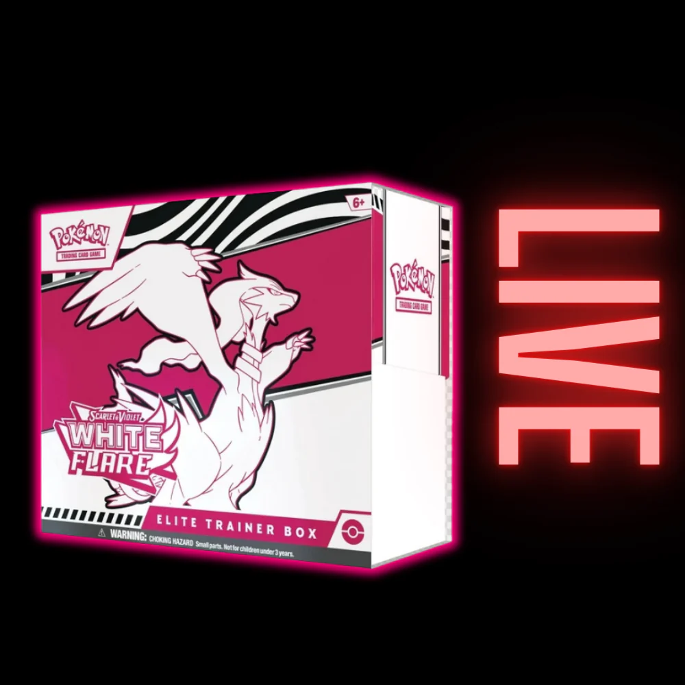 Pokemon TCG: Scarlet & Violet 10.5 - White Flare Elite Trainer Box (LIVE)