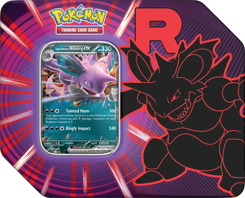 Pokemon Team Rocket Tin (LIVE) - Image 3