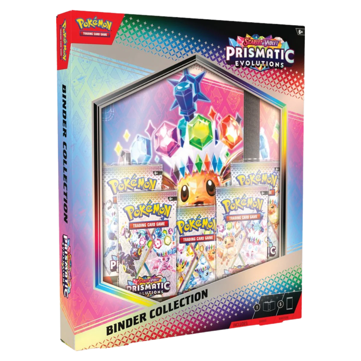 Prismatic Evolutions Binder Collection Pokemon Scarlet and Violet (MSRP DEAL)(1 Per Customer)