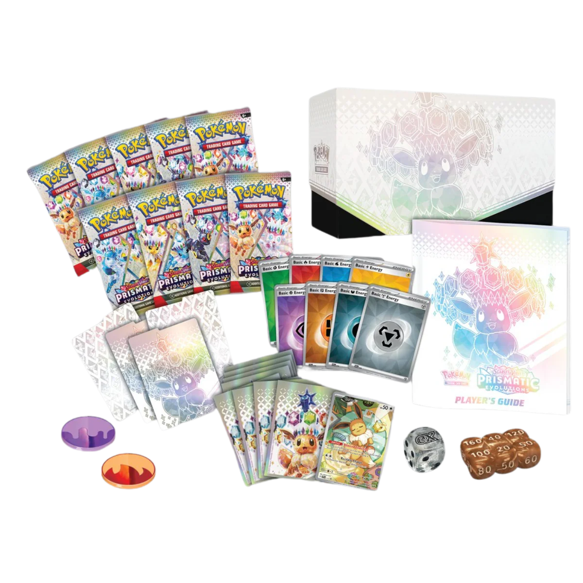 Prismatic Evolutions Elite Trainer Box Pokemon Scarlet and Violet (LIVE) - Image 3