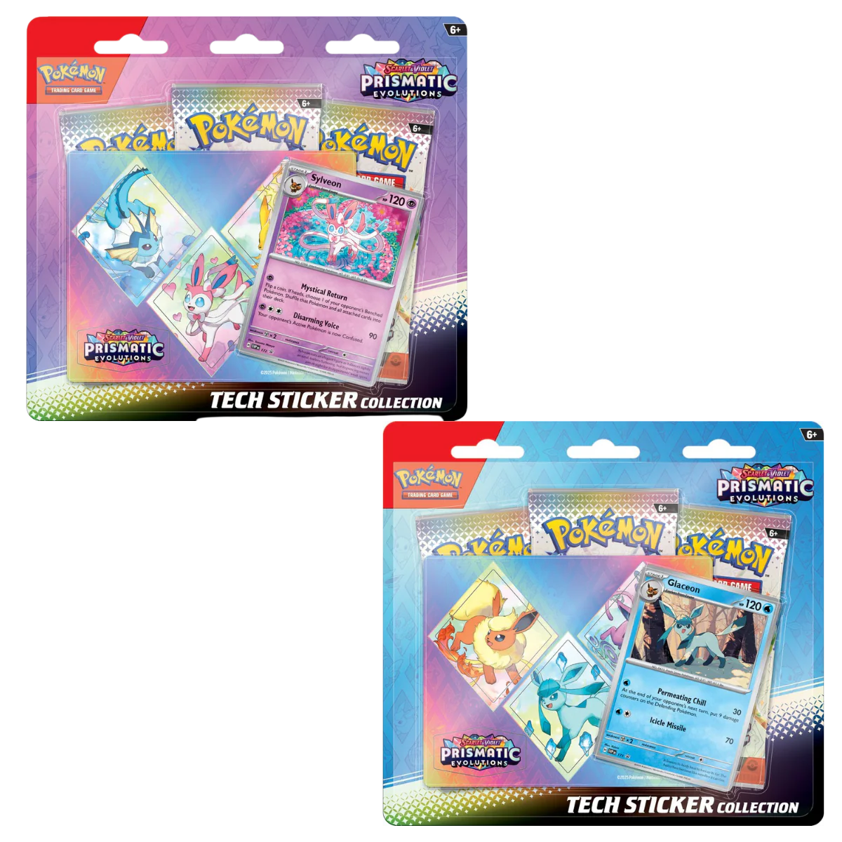 Prismatic Evolutions Tech Sticker Collection Bundle of 3 - Pokemon Scarlet and Violet - Image 2