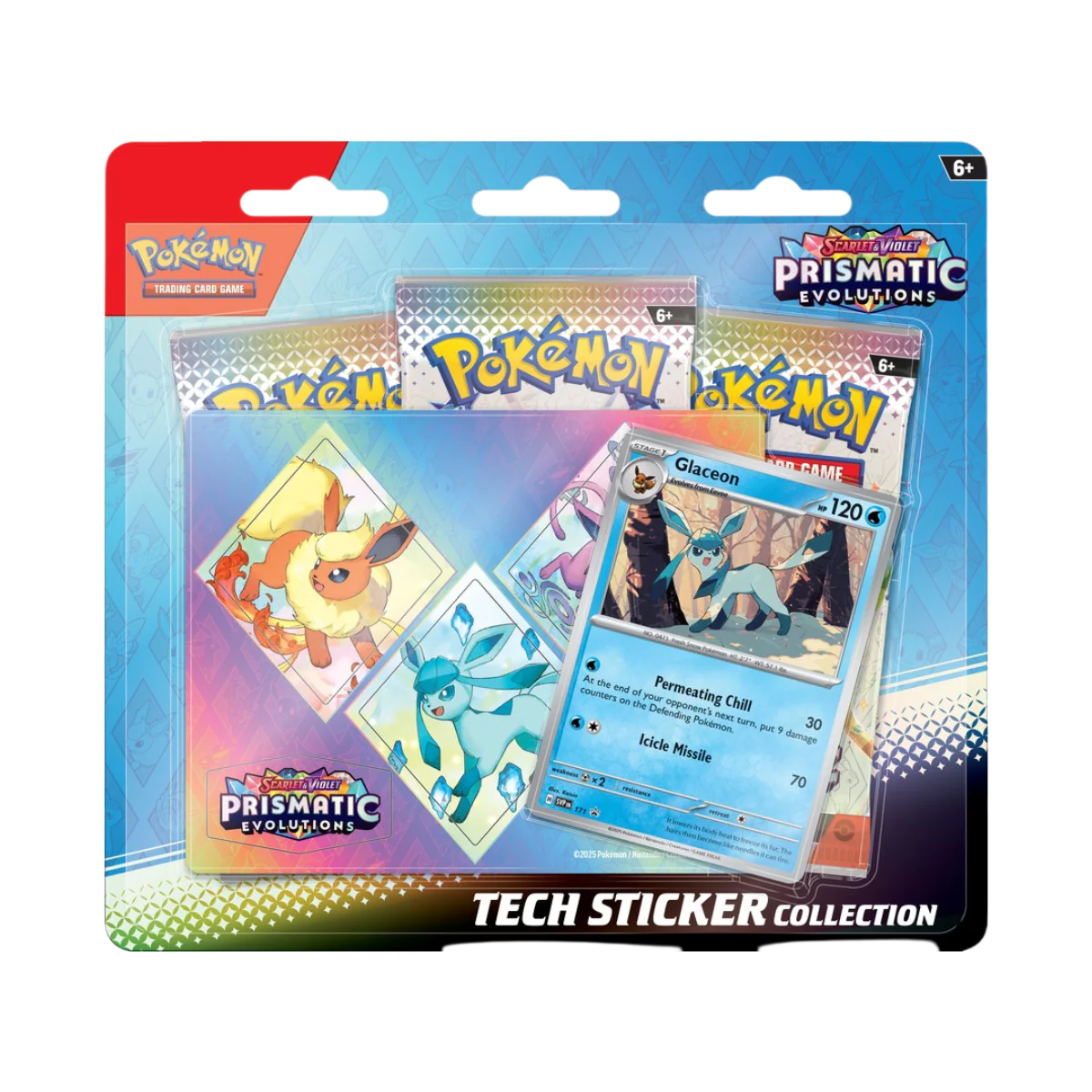 Prismatic Evolutions Tech Sticker Collection Bundle of 3 - Pokemon Scarlet and Violet - Image 4