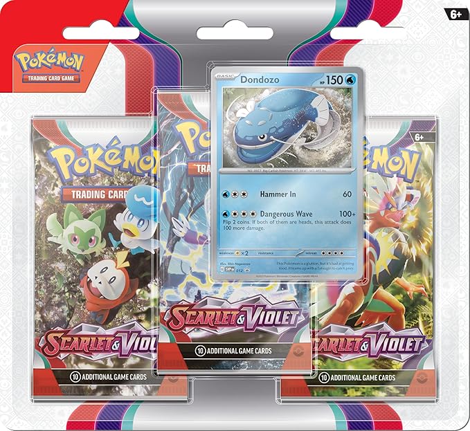 Scarlet and Violet 3 Pack Blister (Random Promo) - Image 2